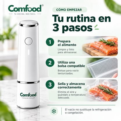 Comfood: guía ilustrada para preparar, envasar y almacenar alimentos